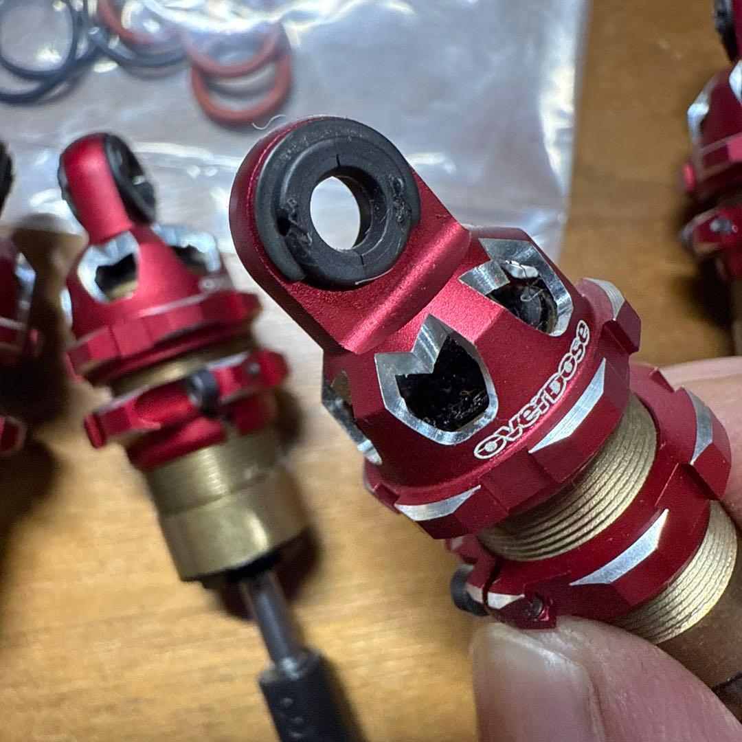 オーバードーズ overdosespec3レッドハイグレードショックOHパーツ付