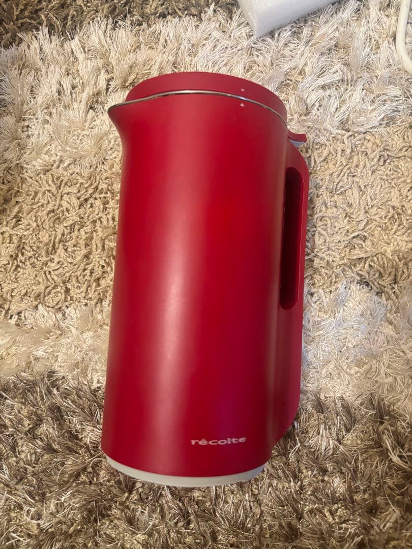 ゆか　レコルト自動調理ポット　ソイ&スープブレンダー レッド