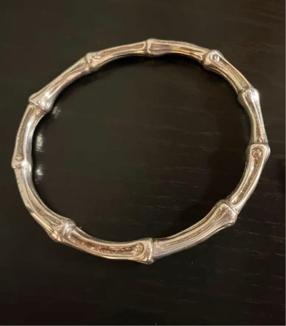 90s ティファニー バンブー バングル ブレスレット シルバー925