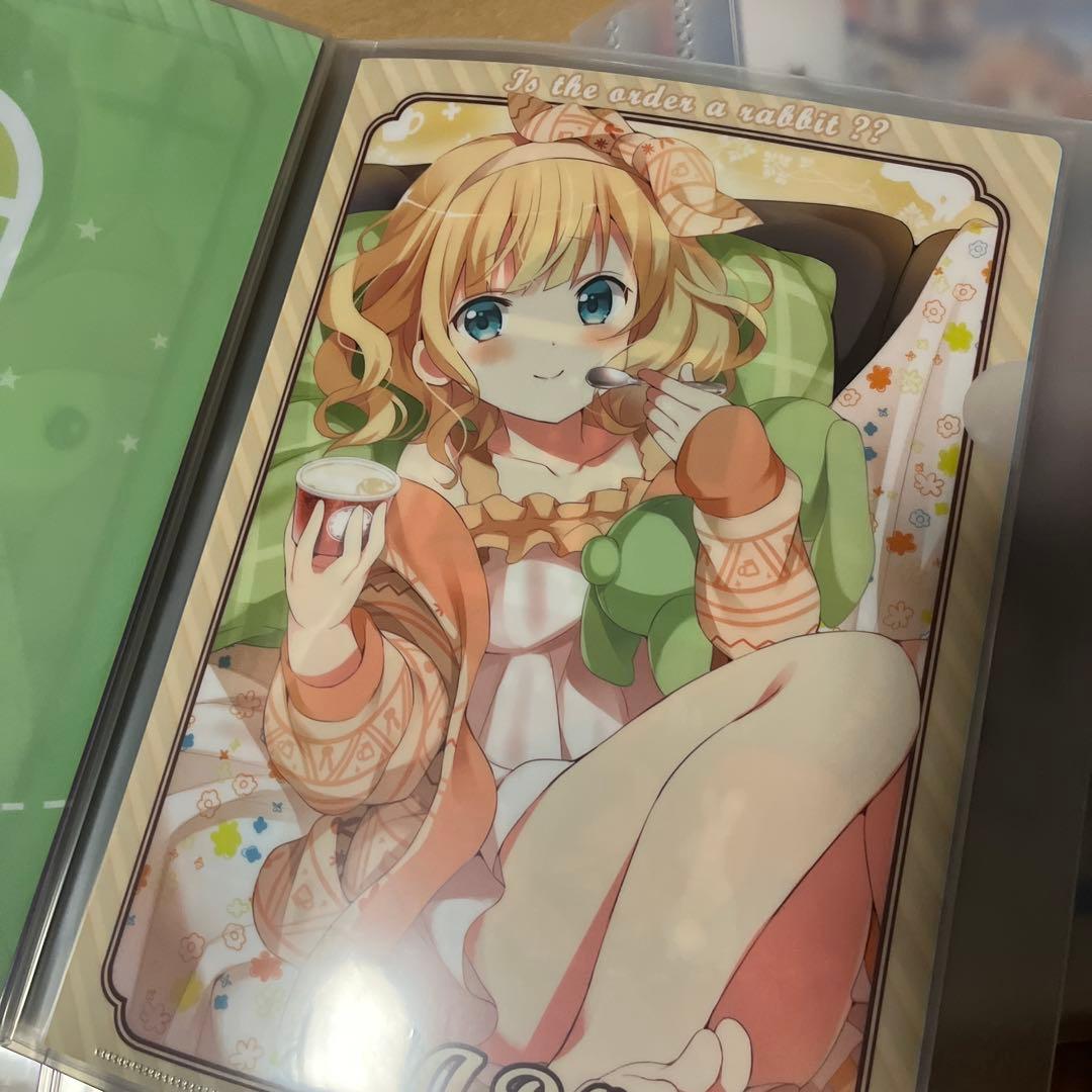 ごちうさ 120枚セット クリアファイル クリアファイルホルダー付き