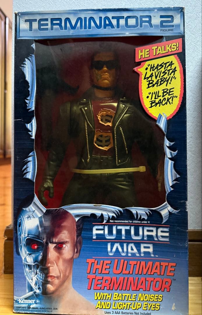 ケナー社製　当時物「ターミネーター2」 フィギュア　入手困難・箱絵柄違い