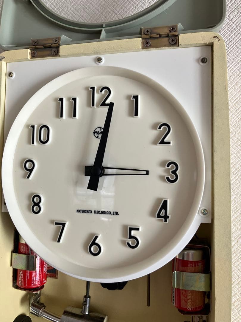 National(現Panasonic)電磁式振り子時計　昭和30年代