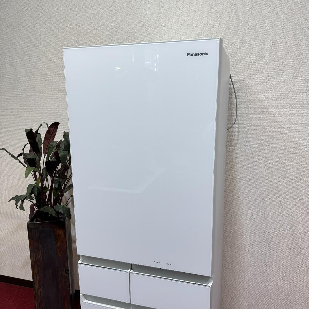 東京23区送料無料　美品パナソニック455L　2019年製ガラスドア　製氷機付き