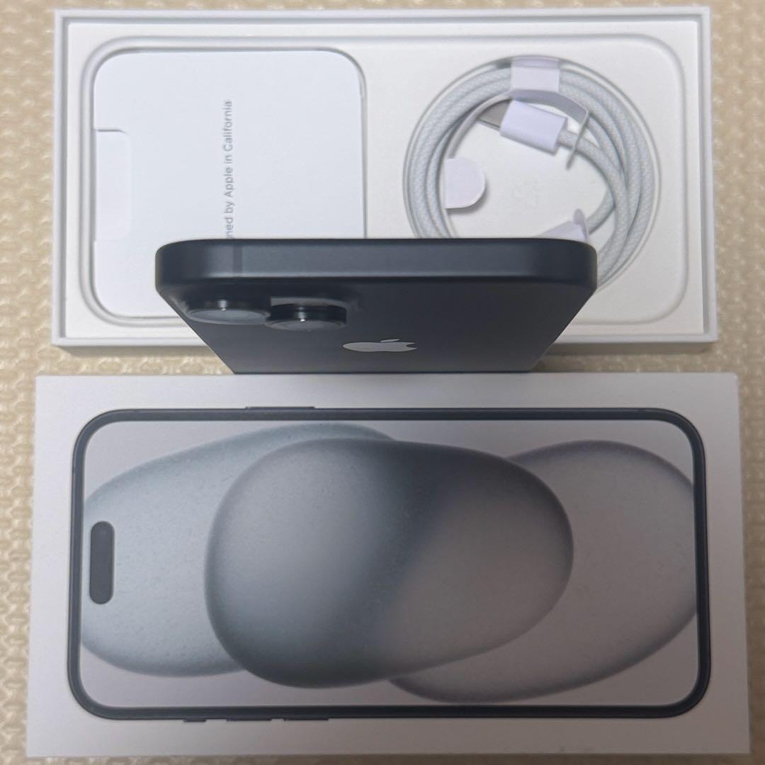 バッテリー100% iPhone15Plus 128GB SIMフリー 本体 黒