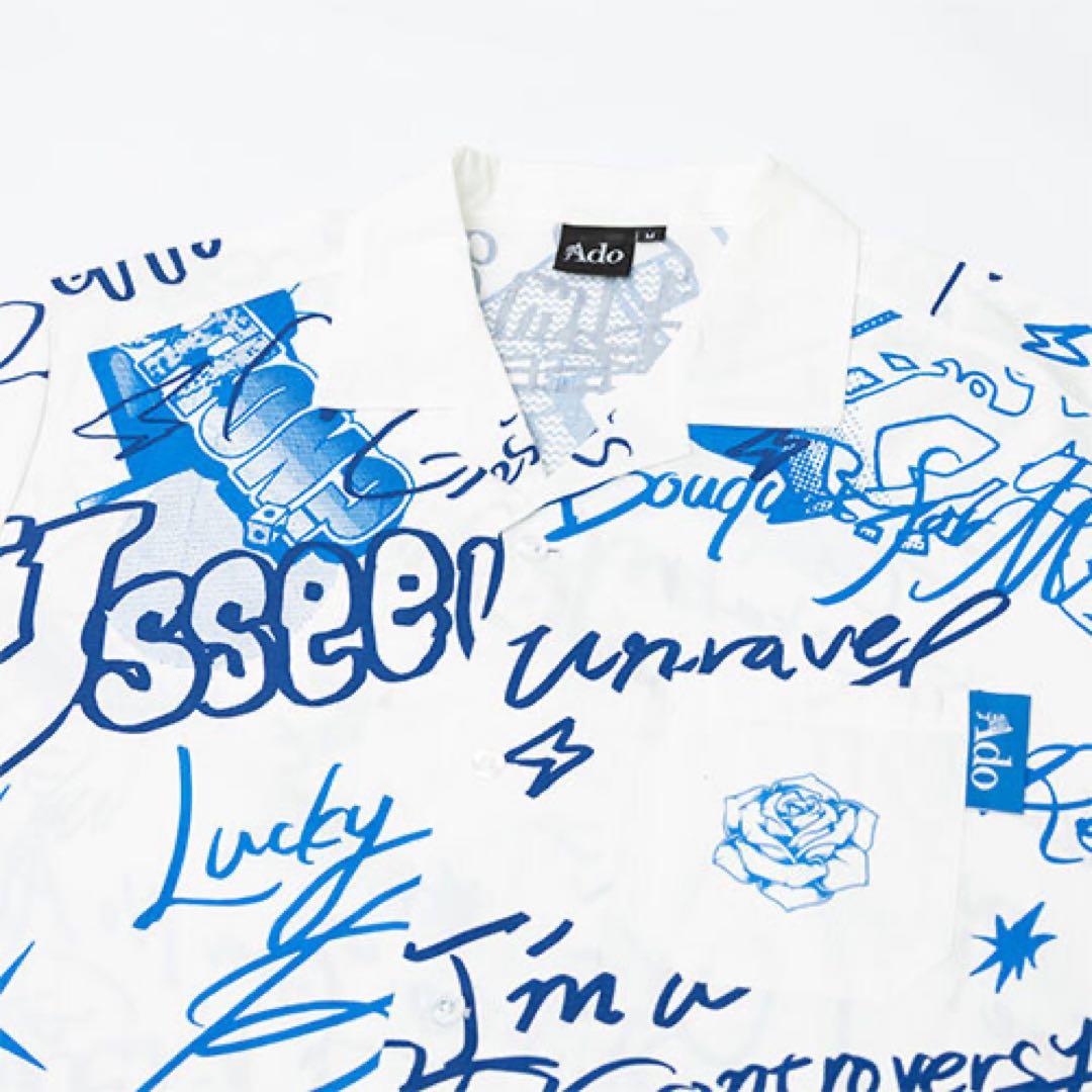 Lサイズ Ado 5周年 POPUP 限定 オープンカラーシャツ 新品　記念