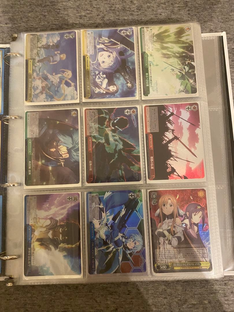 ヴァイスシュヴァルツ　SAO アリシゼーション　全種ファイリング