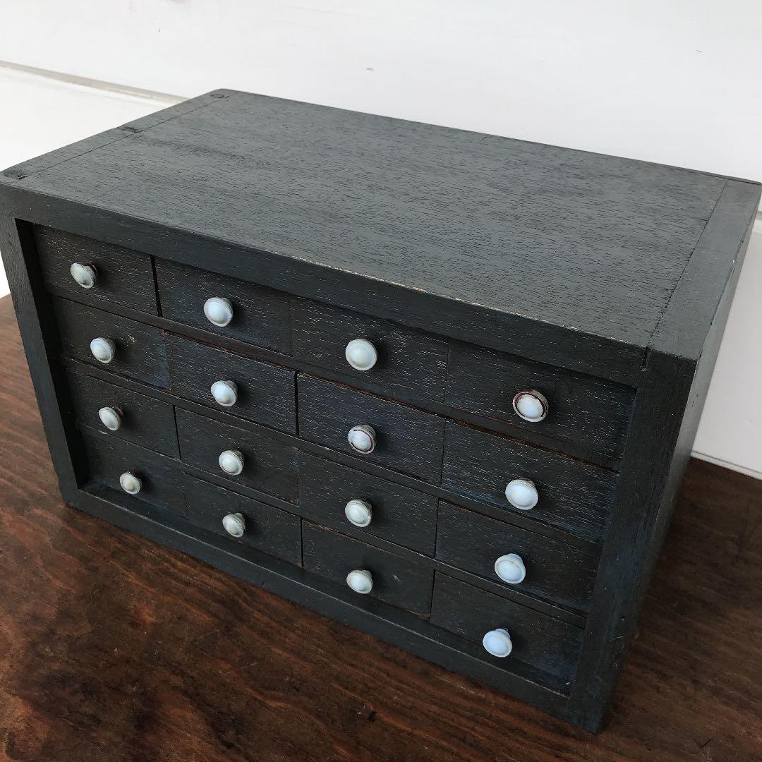 ヴィンテージ　16杯　小引き出し