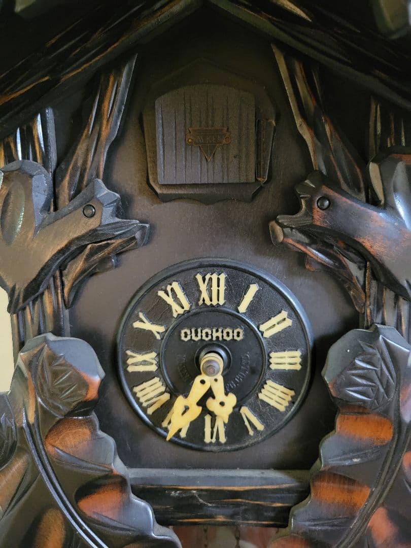 y*o様 希少　ヴィンテージ　ミケン　鳩時計　①　稼働品