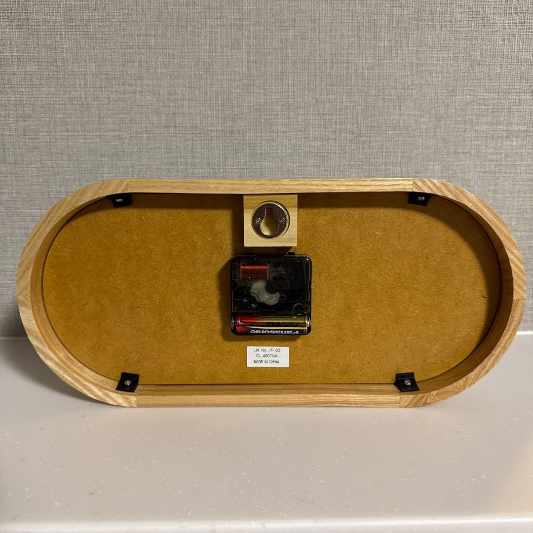 Curva クルヴァ ウォールクロック　ナチュラル