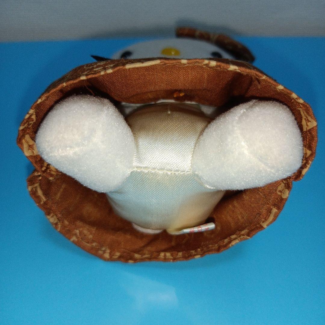 サンリオ　ハローキティ　ぬいぐるみ　モノグラム柄　平成レトロ　激レア　希少　珍品