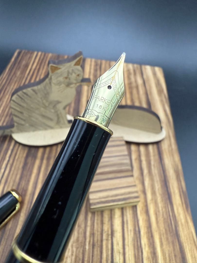 PARKER 万年筆 ソネット 18K ブラックGT M