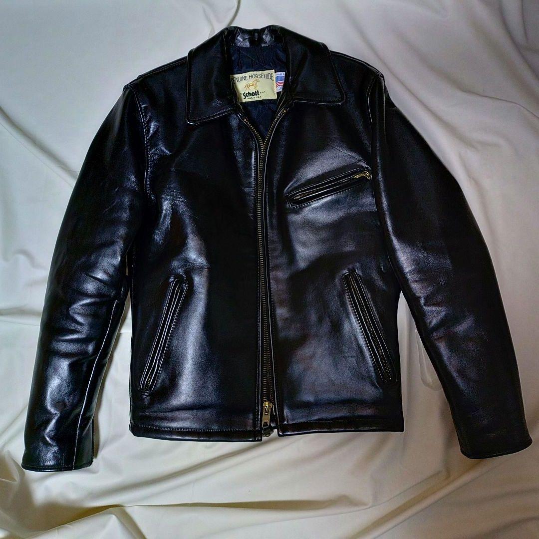 schott 689H 　ショット　シングルライダース　ホースハイド　サイズ36