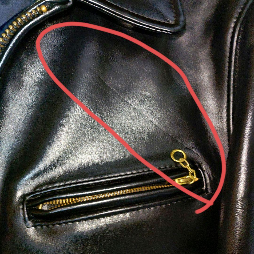 schott 689H 　ショット　シングルライダース　ホースハイド　サイズ36