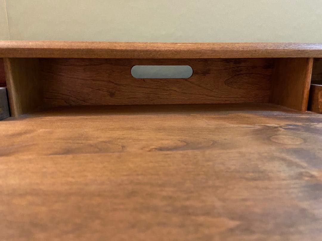 デスク　机　無垢材　天然木　アンティーク　北欧　コンパクト