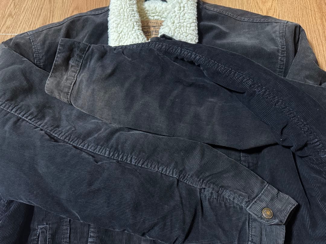 90s EURO Levi's 71500 コーデュロイ ボアジャケット XL