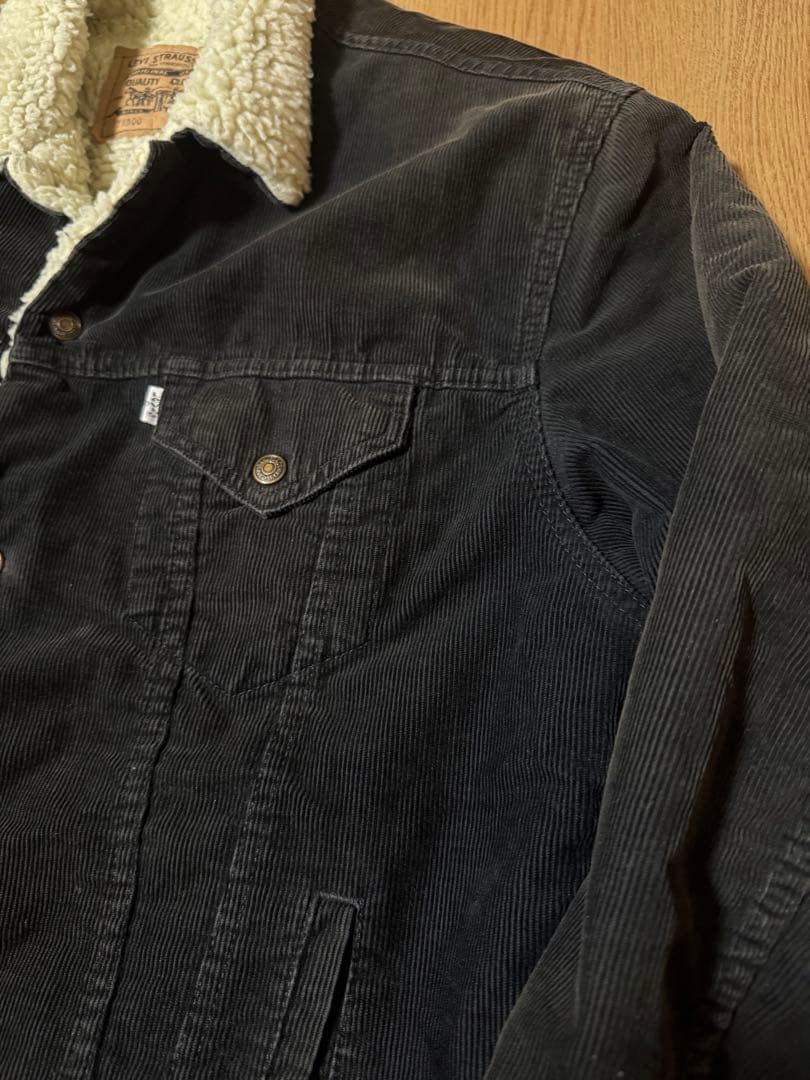 90s EURO Levi's 71500 コーデュロイ ボアジャケット XL