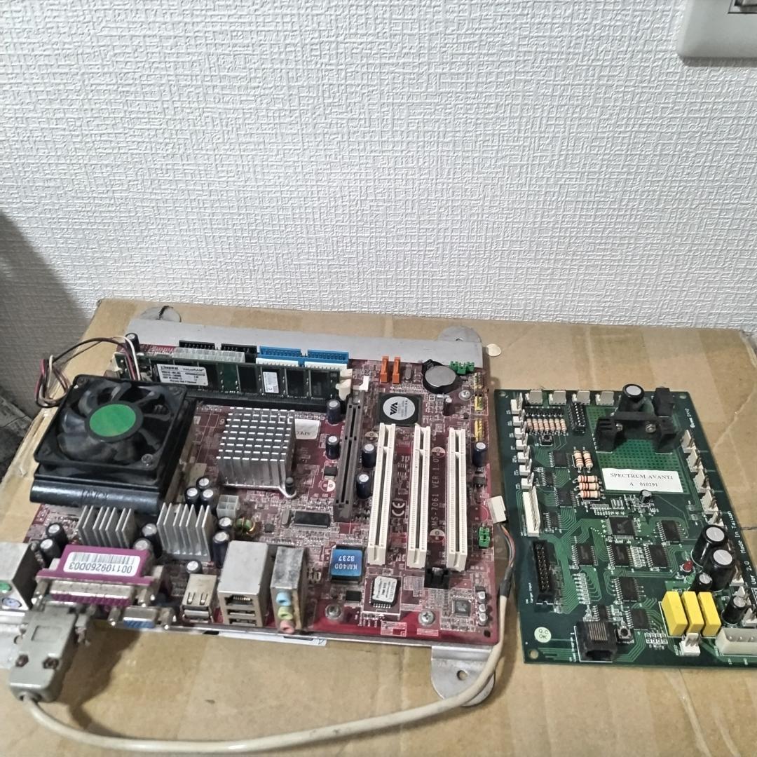 Spectrum e-TEC ダーツマシン　マザーボード　基板　USED　2