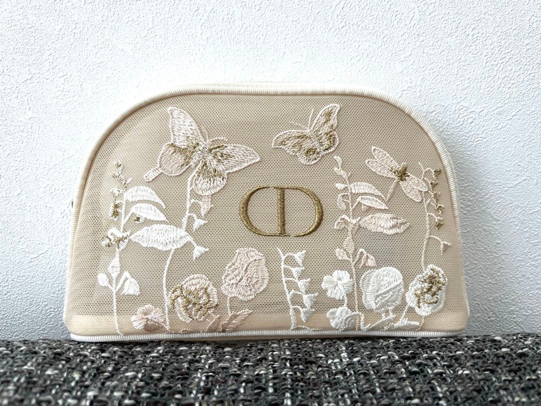 Dior　マザーズ　ディオールオリジナルポーチ　刺繍　ノベルティ　サンプル