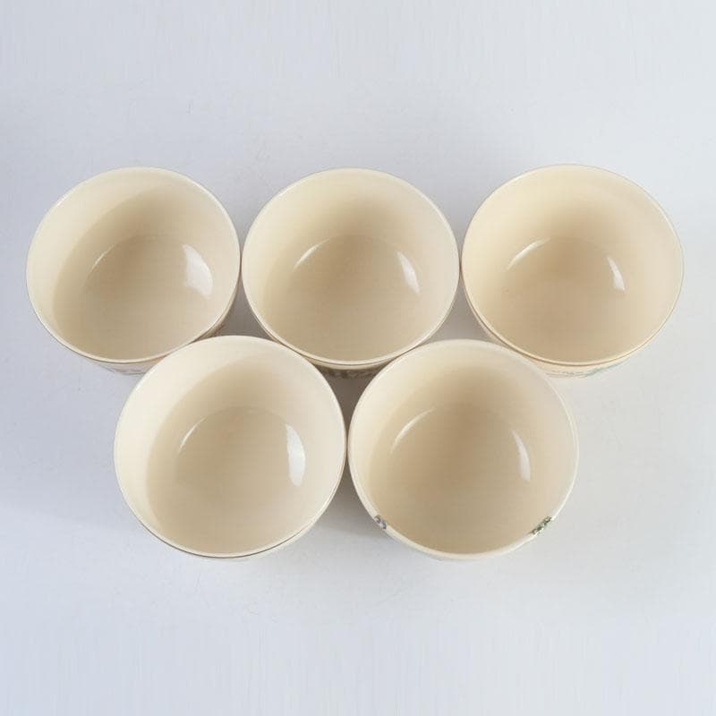 茶道具　京焼　清水焼　宮地英香　小栗龍靖　井原瑞雲など　茶碗　八客　V9244A