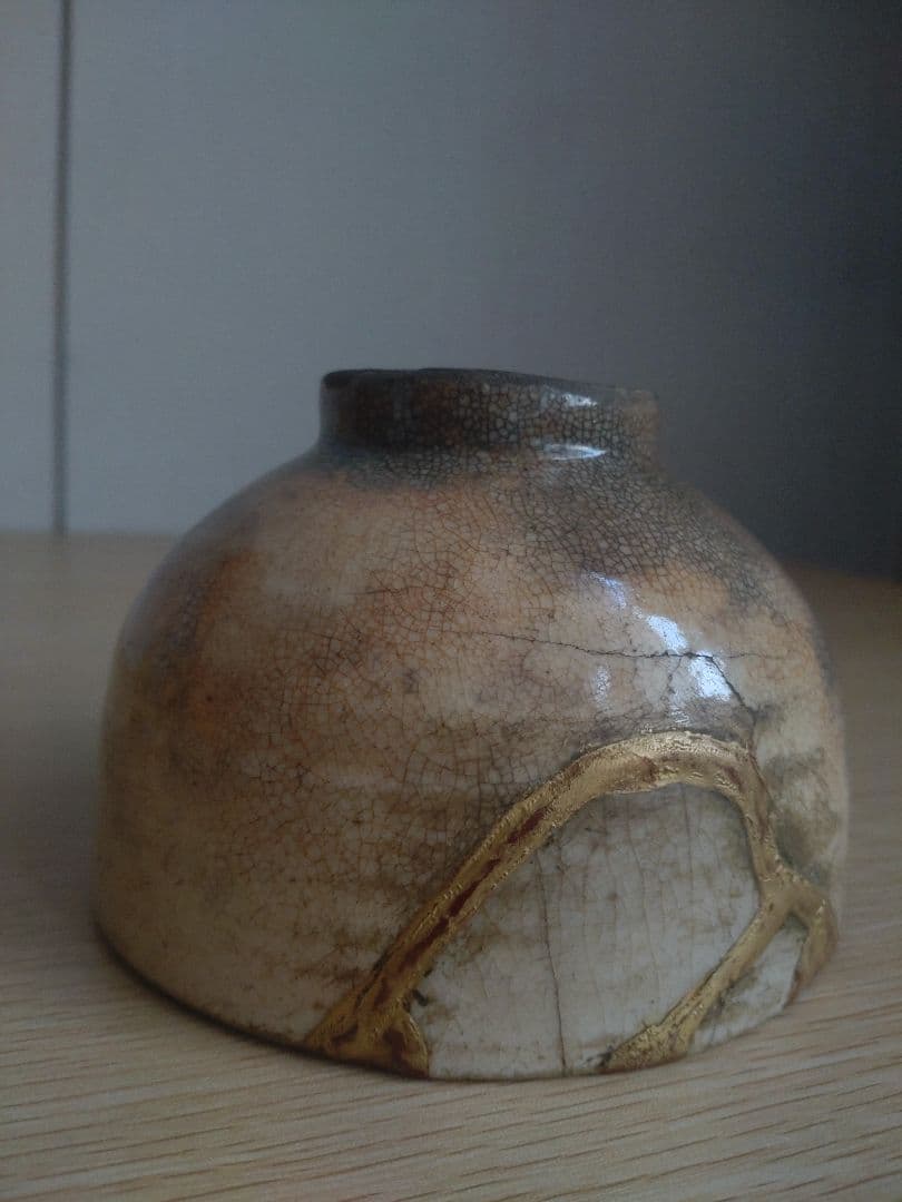 【伝世　古萩　江戸初期】李朝　高麗青磁　青井戸　茶盌　茶碗　李勺光　李敬　桃山陶