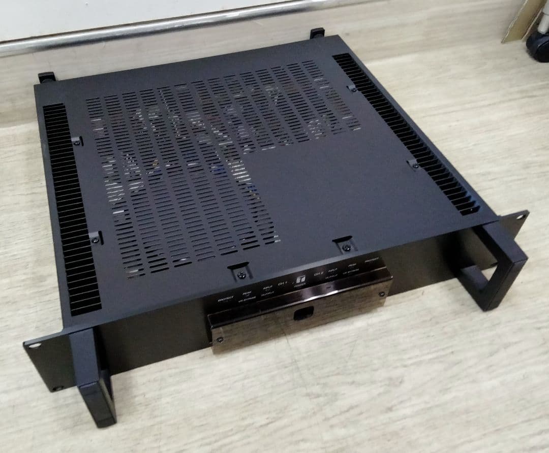 美品！TOA 200W×2ch デュアルパワーアンプ　P-120D