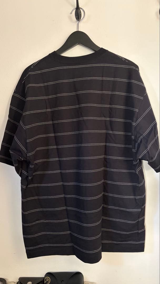 トップス Ennoy PANEL BORDER S/S T-SHIRT BLACK XL