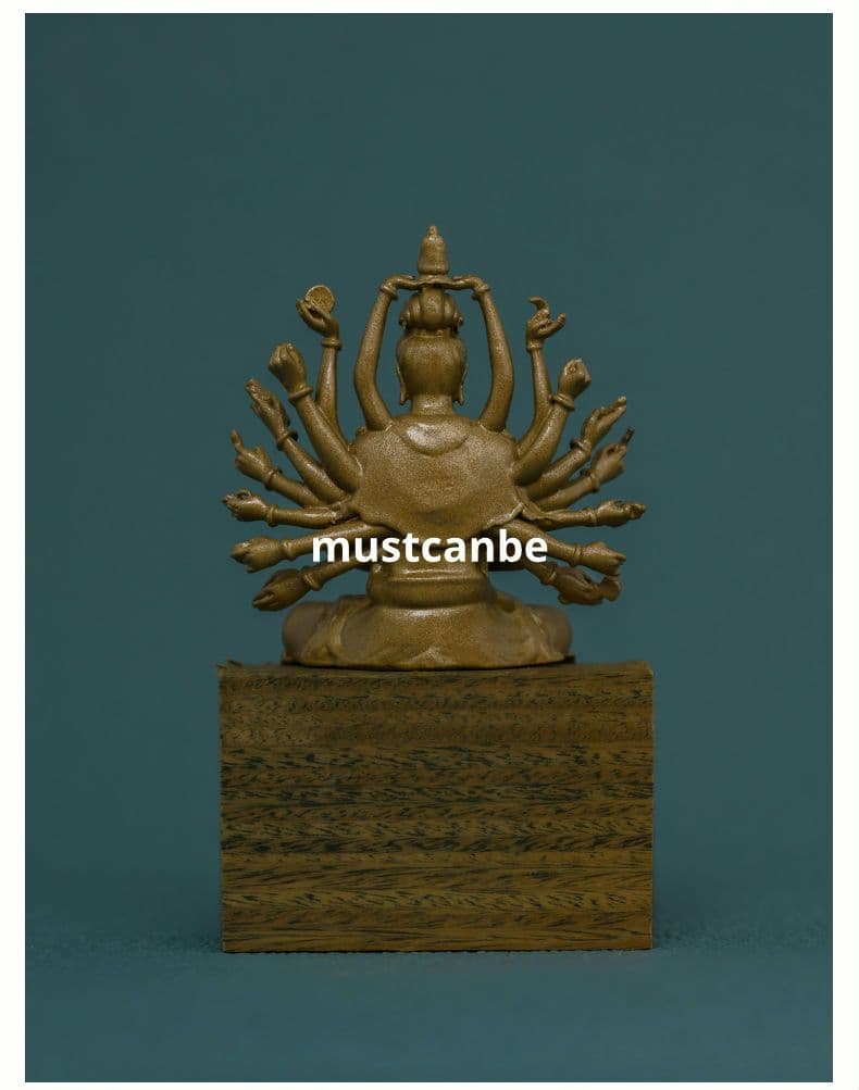 仏教美術 仏像 千手観音菩薩仏像 銅製 銅器 工芸品 置物