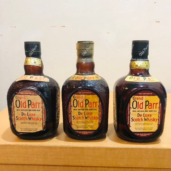 Grand Old Parr Scotch Whiskey 760ml 3本