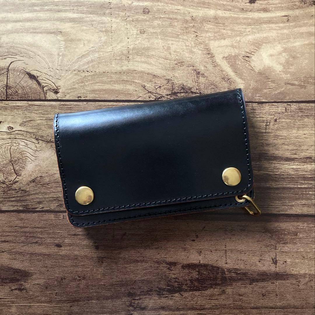 【とも】北米ステアハイド トラッカーウォレット150（ミドル）【オーダー】