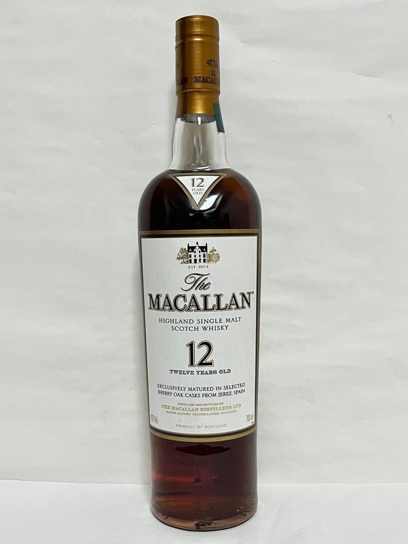 【新品】マッカラン　12年ギフトパック　旧ボトル　シェリーオークカスク