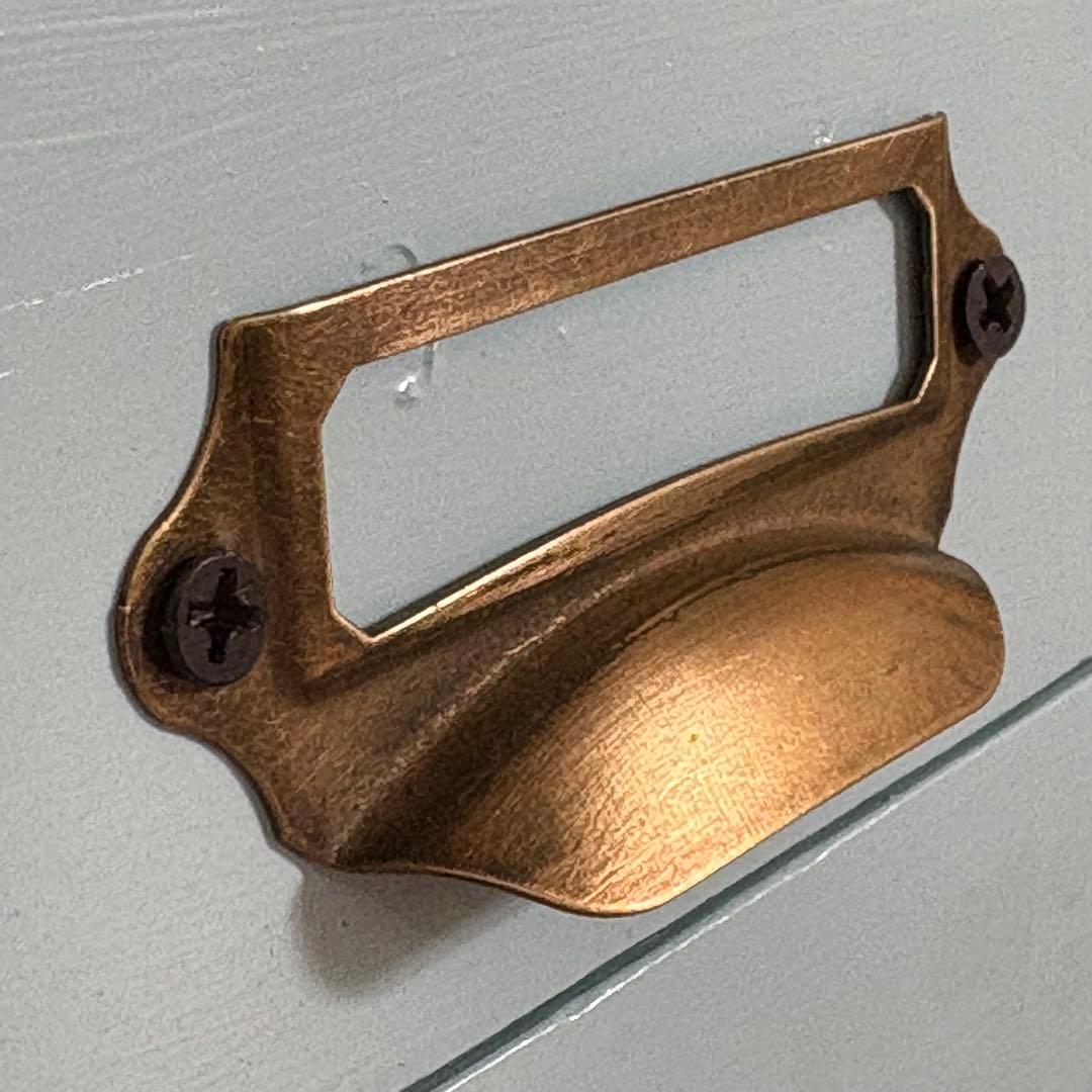 「フレンチヴィンテージ3段小引き出し｜1950年代×ナチュラルレザー付き」