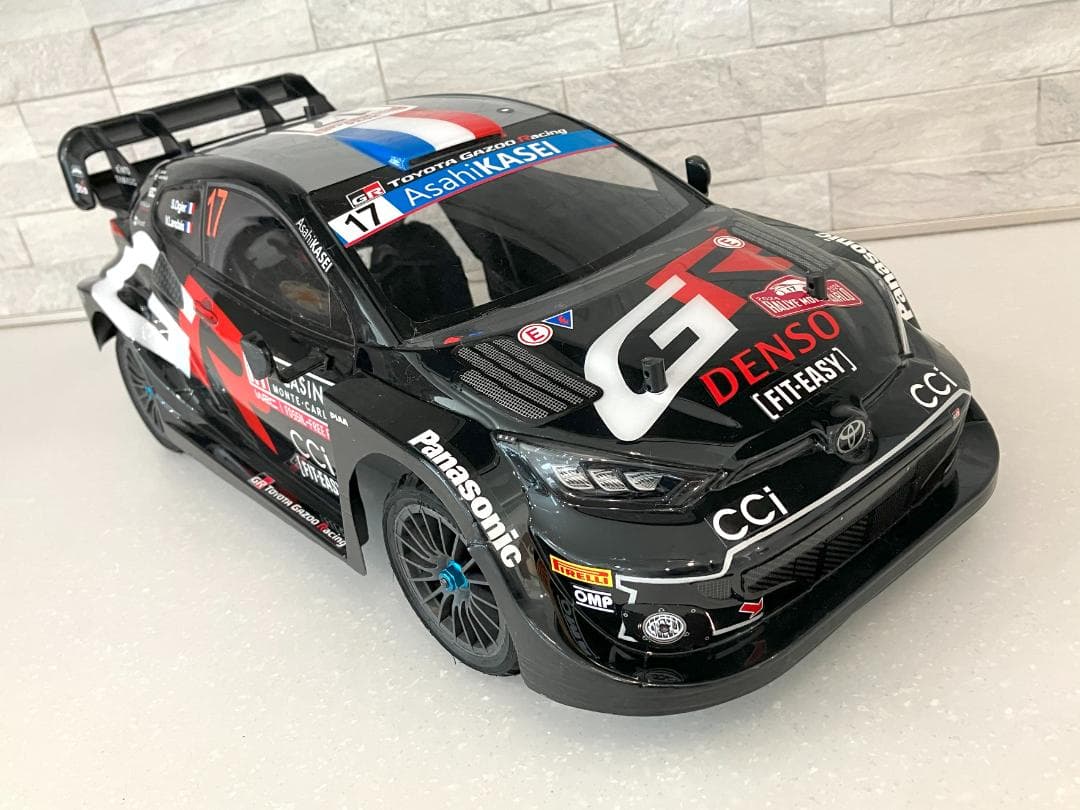 【中古】タミヤ　RCボディ　GRヤリス　WRC2024　モンテカルロ　オジェ