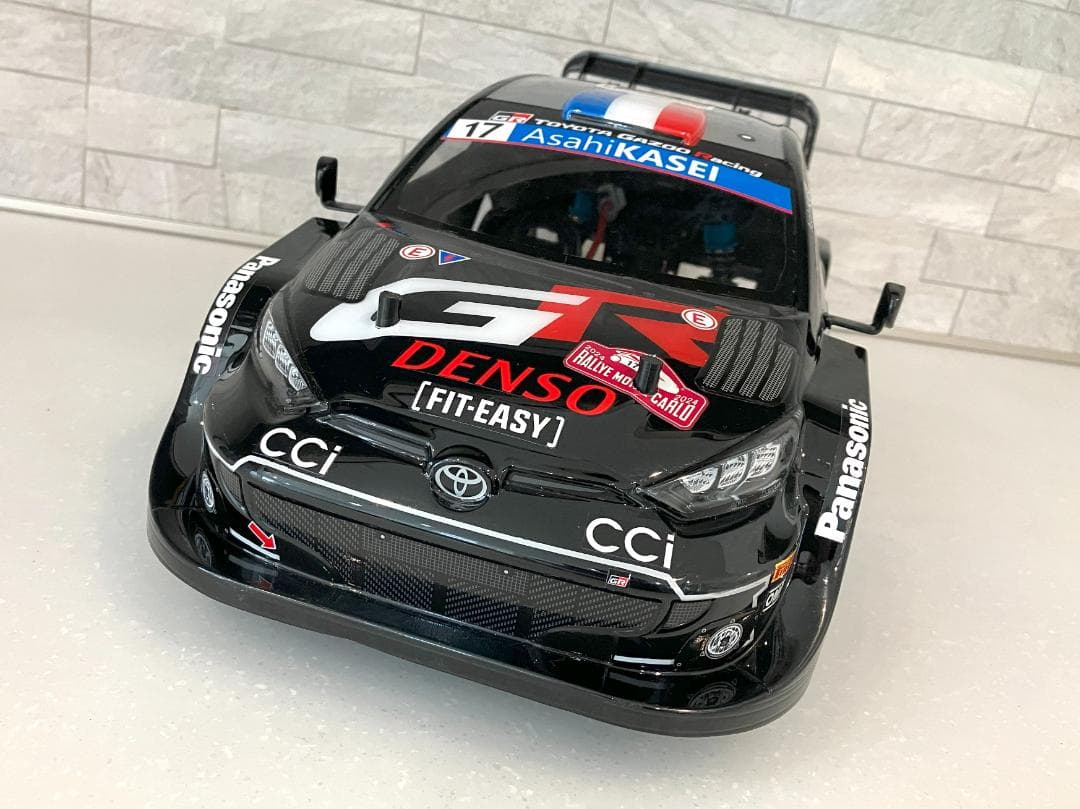 【中古】タミヤ　RCボディ　GRヤリス　WRC2024　モンテカルロ　オジェ