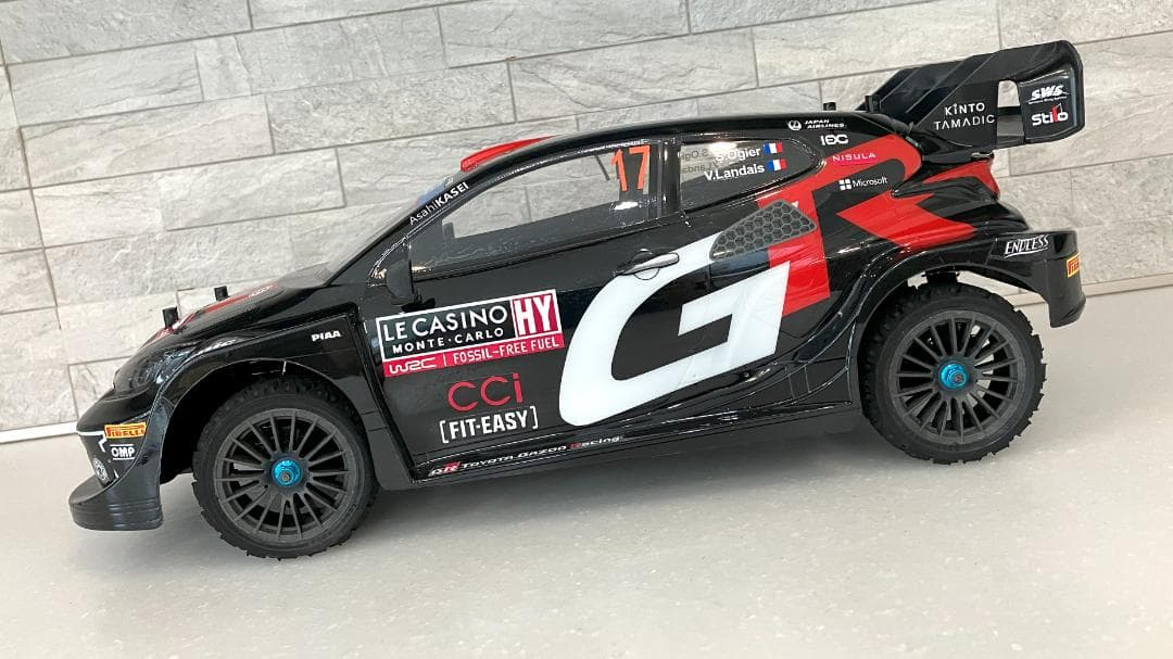 【中古】タミヤ　RCボディ　GRヤリス　WRC2024　モンテカルロ　オジェ