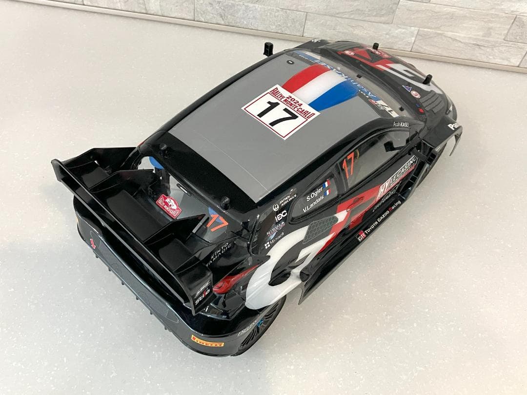 【中古】タミヤ　RCボディ　GRヤリス　WRC2024　モンテカルロ　オジェ