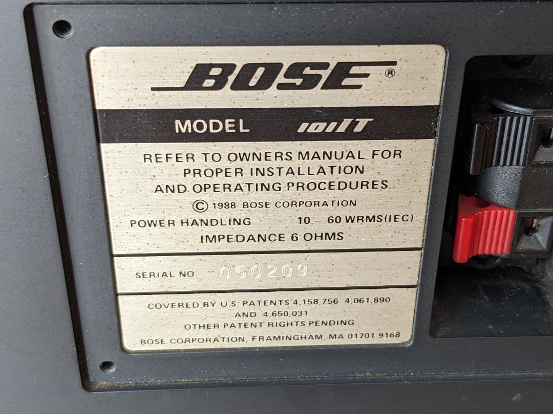 BOSE スピーカー 101IT