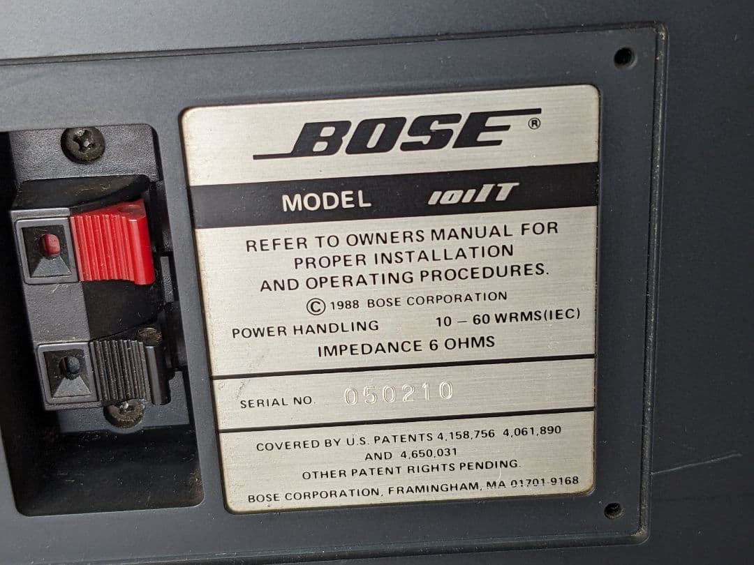 BOSE スピーカー 101IT