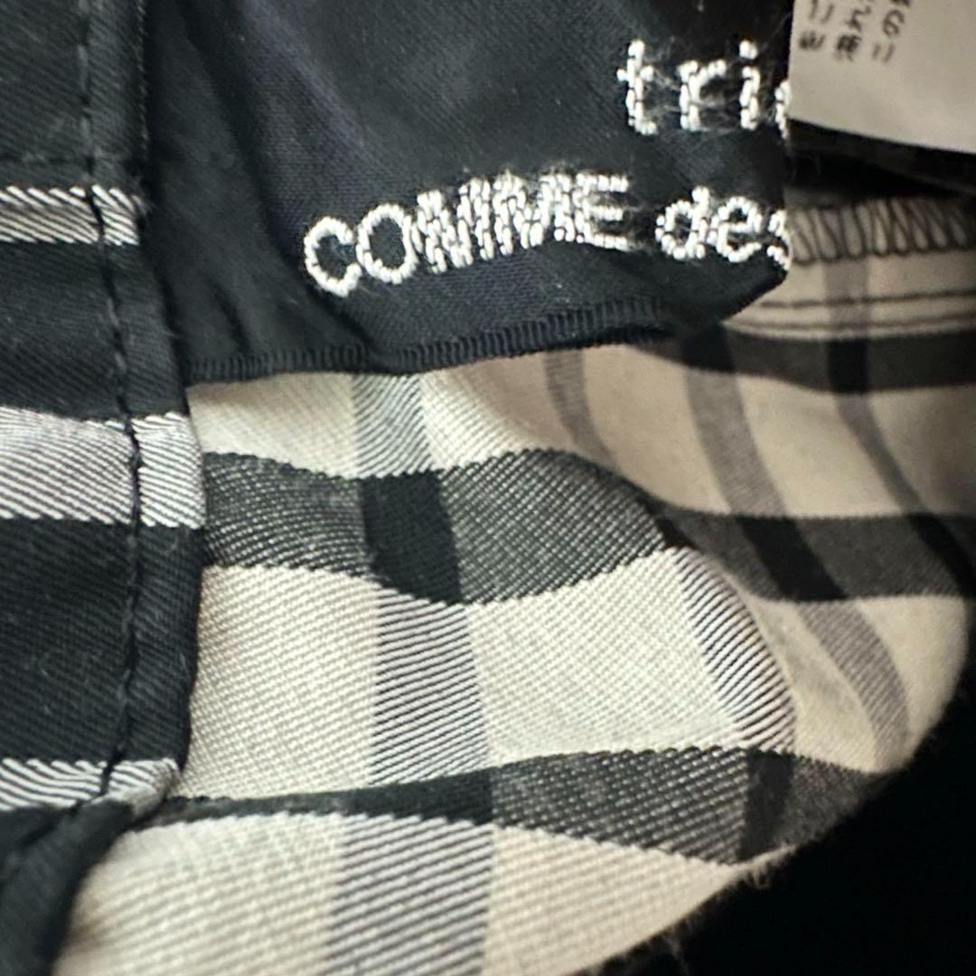 S tricot COMME des GARCONS パンツ 白 黒 チェック柄