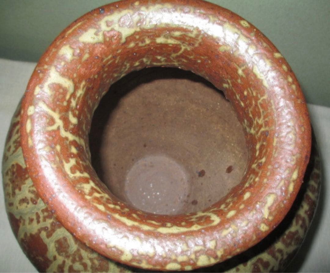 定価68万！澤田重治　壺　澤田重治　さわだしげじ　常滑焼　大壺　市指定無形文化財