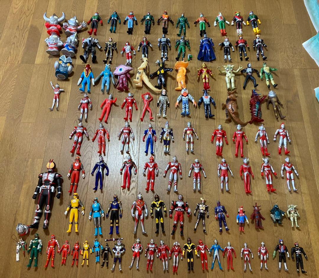 ★レトロ★ 仮面ライダー　ウルトラマン　ソフビ　フィギュア　まとめ売り！