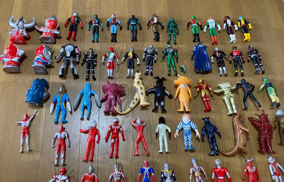 ★レトロ★ 仮面ライダー　ウルトラマン　ソフビ　フィギュア　まとめ売り！