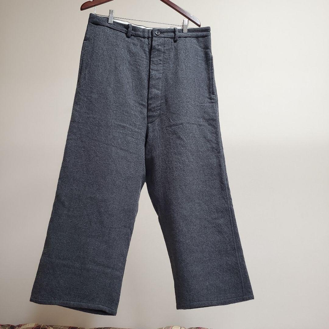 PRY シュウト Washed Serge Sarouel Wide Pants