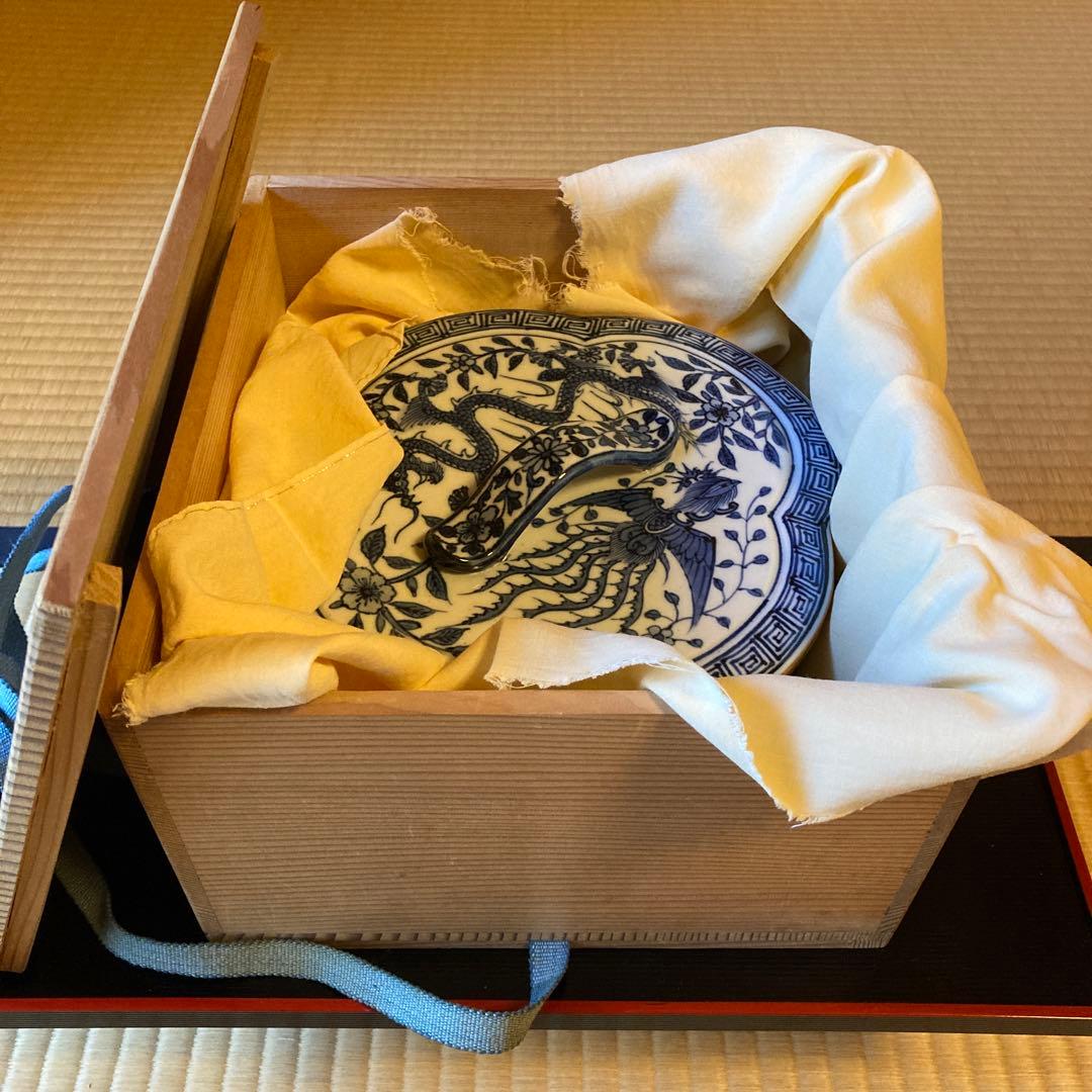 茶道　食篭　染付　京焼