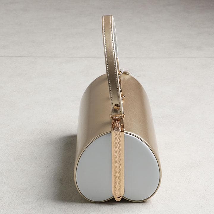 「さや❤︎」専用【新品】草履バッグセット　エナメル (ゴールド)　03592