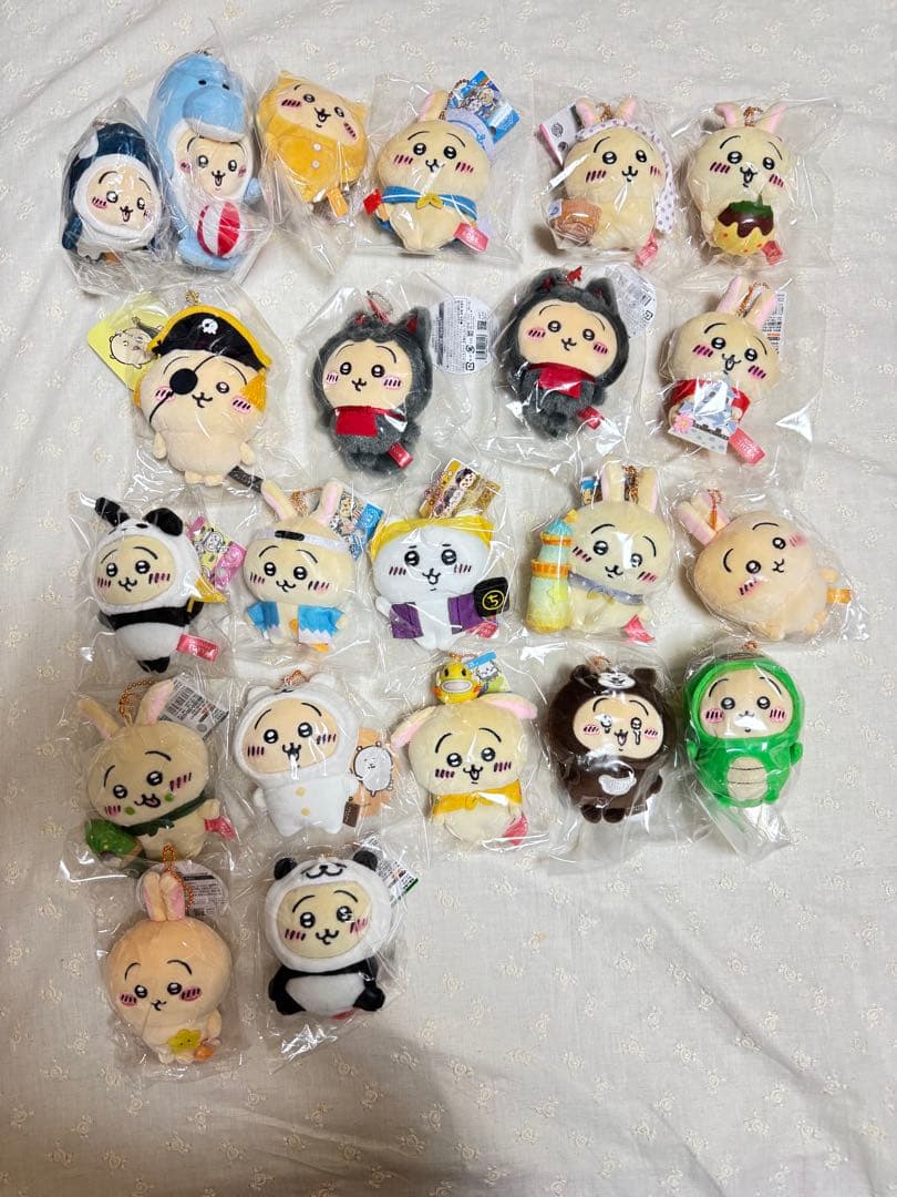 ちいかわ うさぎマスコット ぬいぐるみ まとめ売り 31個 ※写真2枚
