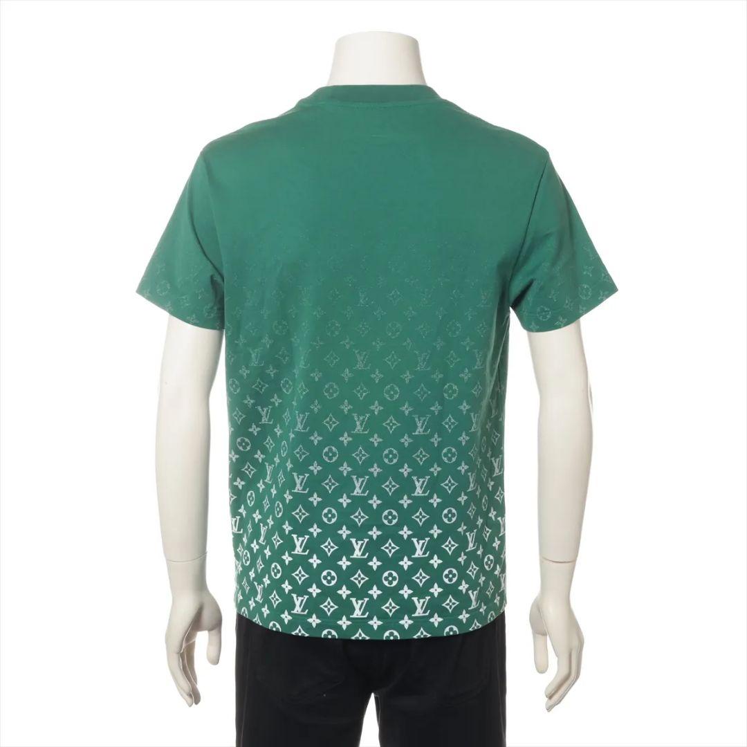 ルイヴィトン 23AW Tシャツ S グリーン モノグラムグラディエント
