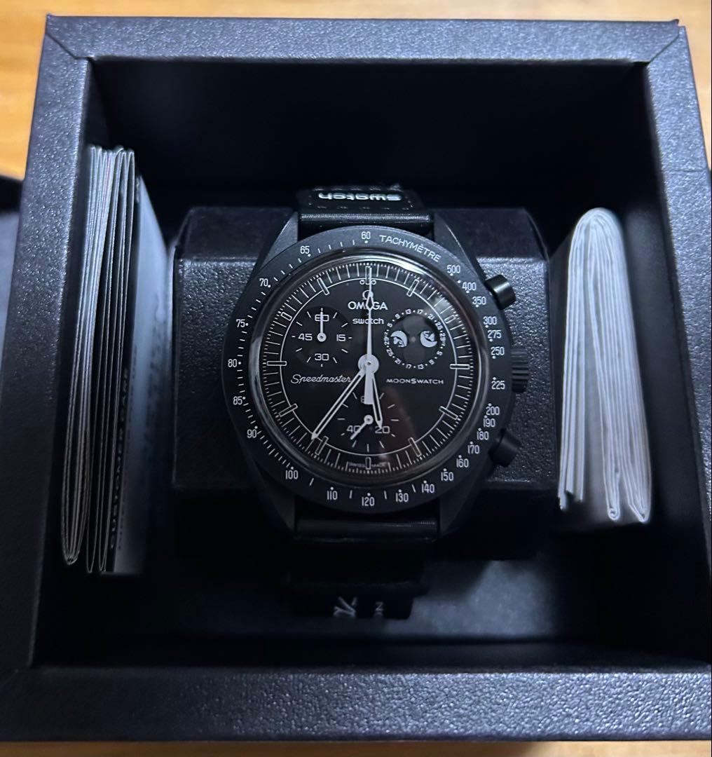 美品　OMEGA MISSION TO THE MOONPHASE スヌーピー