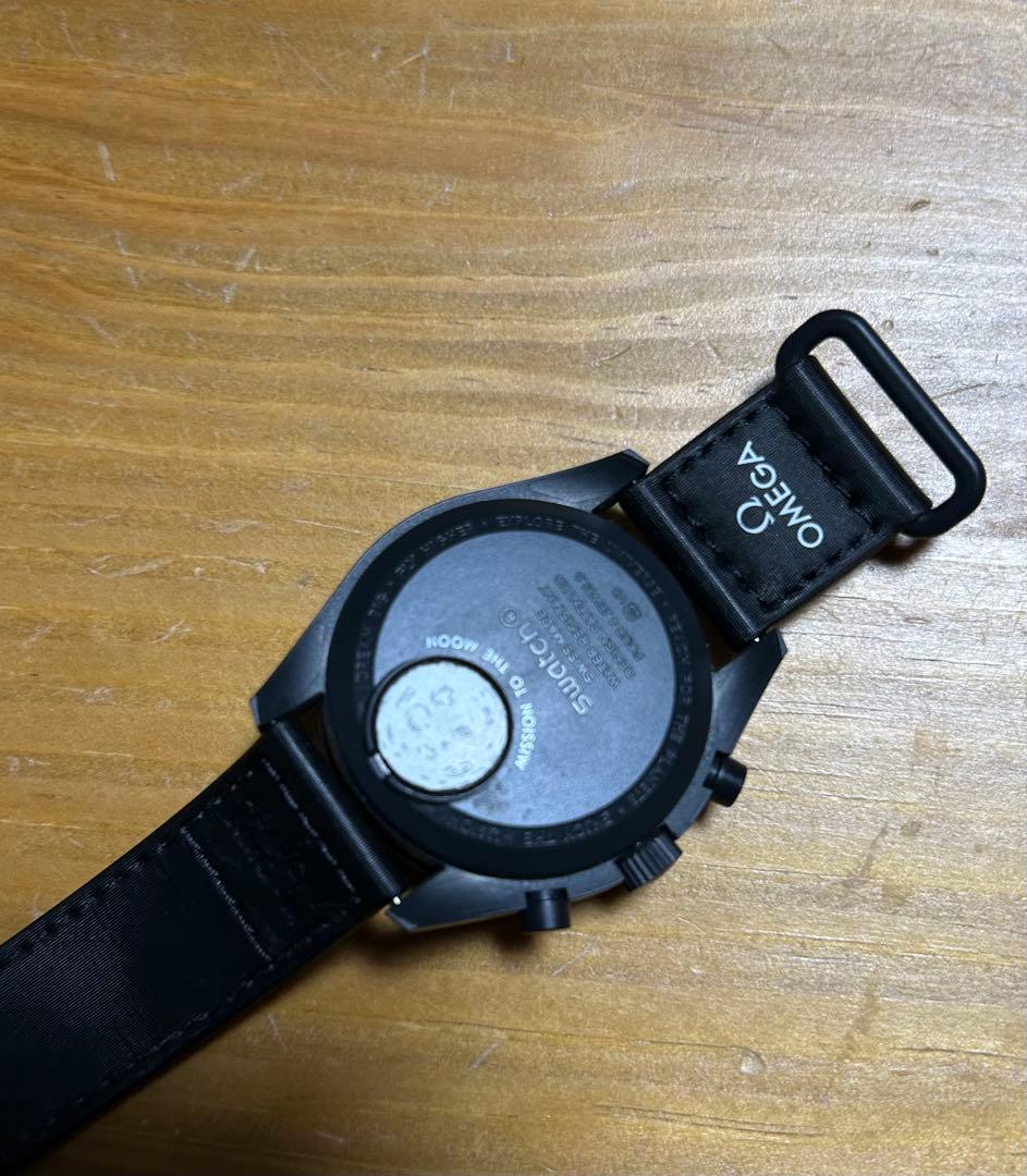 美品　OMEGA MISSION TO THE MOONPHASE スヌーピー