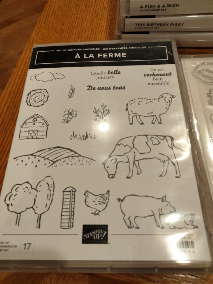 未使用　１点限り！ファームスタンプ＆ダイ　スタンピンアップ