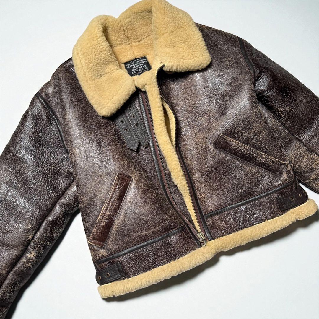 AVIATION　B-3　シープスキン　ムートンジャケット
